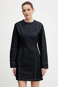 Sukienka jeansowa Calvin Klein Jeans  granatowa LV047D703G