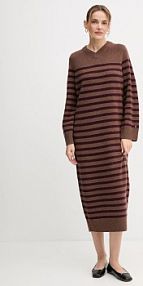 Sukienka Tommy Hilfiger  brązowa WW0WW46761