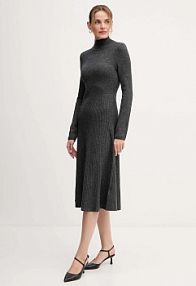 Sukienka Tommy Hilfiger  szara WW0WW47303