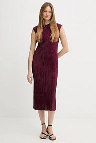 Sukienka Calvin Klein  bordowy LV044E219G