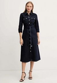 Sukienka jeansowa Morgan  granatowa RJEANA