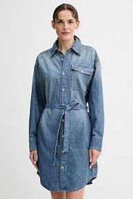 Sukienka jeansowa G-Star  niebieska D26814.D539