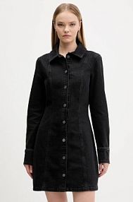 Sukienka jeansowa Guess Jeans  czarna W5BK48.D0831