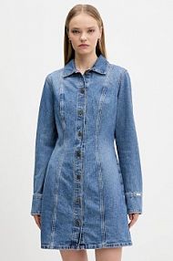 Sukienka jeansowa Guess Jeans  niebieska W5BK48.D5M48