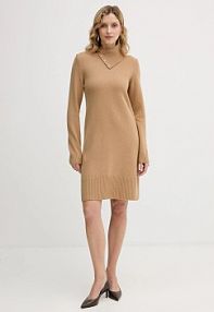 Sukienka United Colors of Benetton  brązowa 1444DV02F