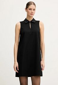 Sukienka United Colors of Benetton  czarna 4E6QDV0C0