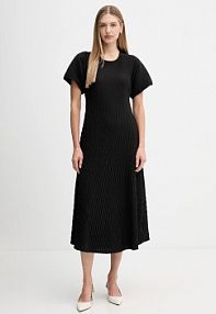 Sukienka Sandro Ferrone  czarna S14YBFBACILLO