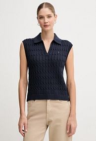 Kamizelka Tommy Hilfiger  granatowa damska WW0WW45655