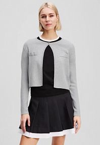 Kardigan Karl Lagerfeld  szary A3W18033