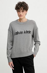 Sweter Calvin Klein Jeans  szary damski LV047C311G