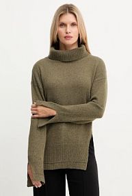 Sweter Simona Corsellini  zielony damski A25CPMGP08S1