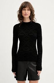 Sweter HUGO  czarny damski 50542604