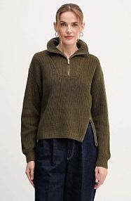 Sweter Oui  zielony damski 94273