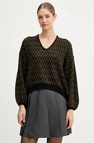 Sweter United Colors of Benetton  zielony damski 1012E403C