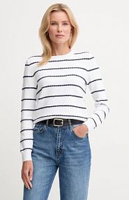 Sweter United Colors of Benetton  biały damski 104ME10EB