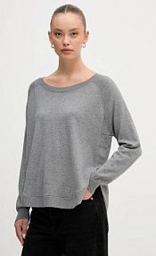 Sweter United Colors of Benetton  szary damski 1Y6SD10EG