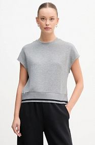 T-shirt United Colors of Benetton  szary damski 3QAFD10AX