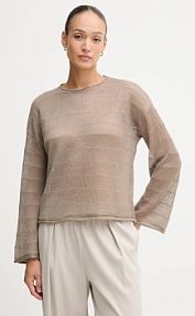 Sweter Hoss Intropia  beżowy damski 6382013