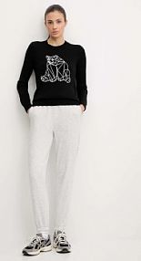 Sweter EA7 Emporio Armani  czarny damski AF17574.7W000