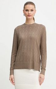 Sweter Armani Exchange  brązowy damski XW001317.AF16