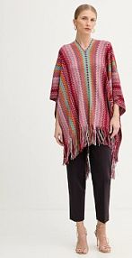 Ponczo Missoni  czerwone POQYWMDA224