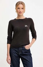 Sweter ERMANNO Firenze  brązowy damski 57TM047EP2