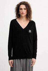 Sweter ERMANNO Firenze  czarny damski 57TM055E52