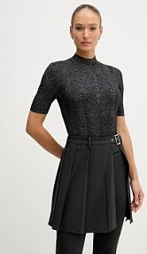 Sweter Sisley  czarny damski 1WH2M2025