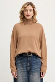 Sweter Twinset  brązowy damski 252TT3533