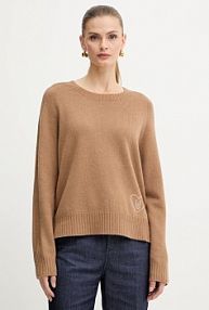 Sweter Liu Jo  brązowy damski MF5444.MS76L