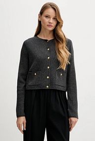 Kardigan Tommy Hilfiger  szary WW0WW46441