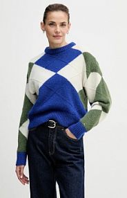 Sweter Tommy Hilfiger  niebieski damski WW0WW47464