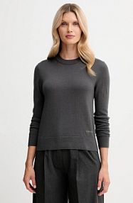 Sweter Calvin Klein  szary damski LV044D370G