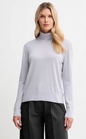 Sweter Calvin Klein  fioletowy damski LV044D371G