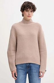 Sweter Calvin Klein Jeans  brązowy damski LV044D329G