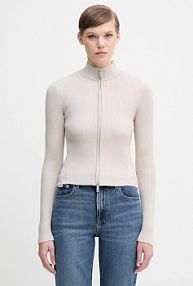 Kardigan Calvin Klein Jeans  beżowy LV044D369G