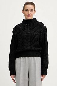 Sweter Boss Orange  czarny damski 50548951