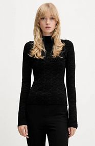 Sweter HUGO  czarny damski 50548283