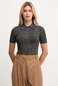 Bluzka Karl Lagerfeld  czarna damska A4W18053