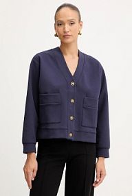 Kardigan Karl Lagerfeld  granatowy A4W20034