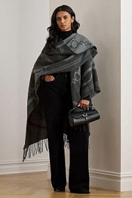 Ponczo Lauren Ralph Lauren  szare 454P04529