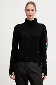 Sweter Rossignol  czarny damski RLOWO02