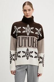 Sweter From Future  brązowy damski WPL03334