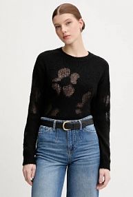 Sweter United Colors of Benetton  czarny damski 18L4E10EW