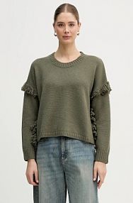 Sweter United Colors of Benetton  zielony damski 191VD10EZ