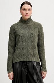 Sweter United Colors of Benetton  zielony damski 1FDFD10F2