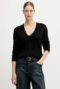 Sweter United Colors of Benetton  czarny damski 1VAAD10EX