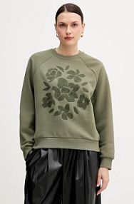 Bluza przez głowę United Colors of Benetton  zielona 3MTZD10B6