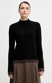 Sweter Sisley  czarny damski 122WL202B