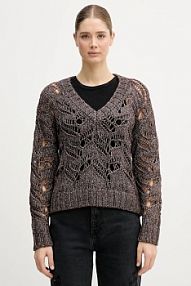 Sweter Sisley  brązowy damski 1H5BL401E